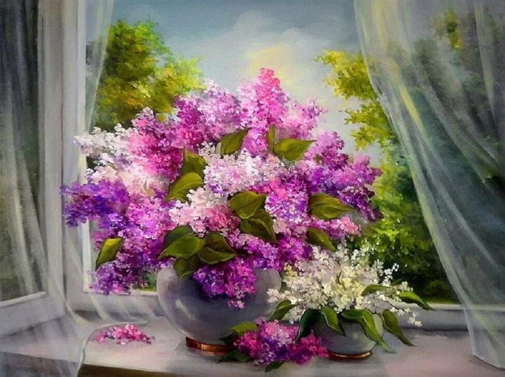 Maluješ Malování podle čísel - ŠEŘÍKY VE VÁZE - 80x100, vypnuté - obrázek 1