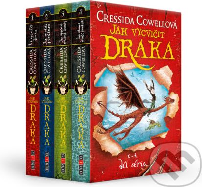 Jak vycvičit draka 1-4 díl (4 knihy) - Cressida Cowell - obrázek 1