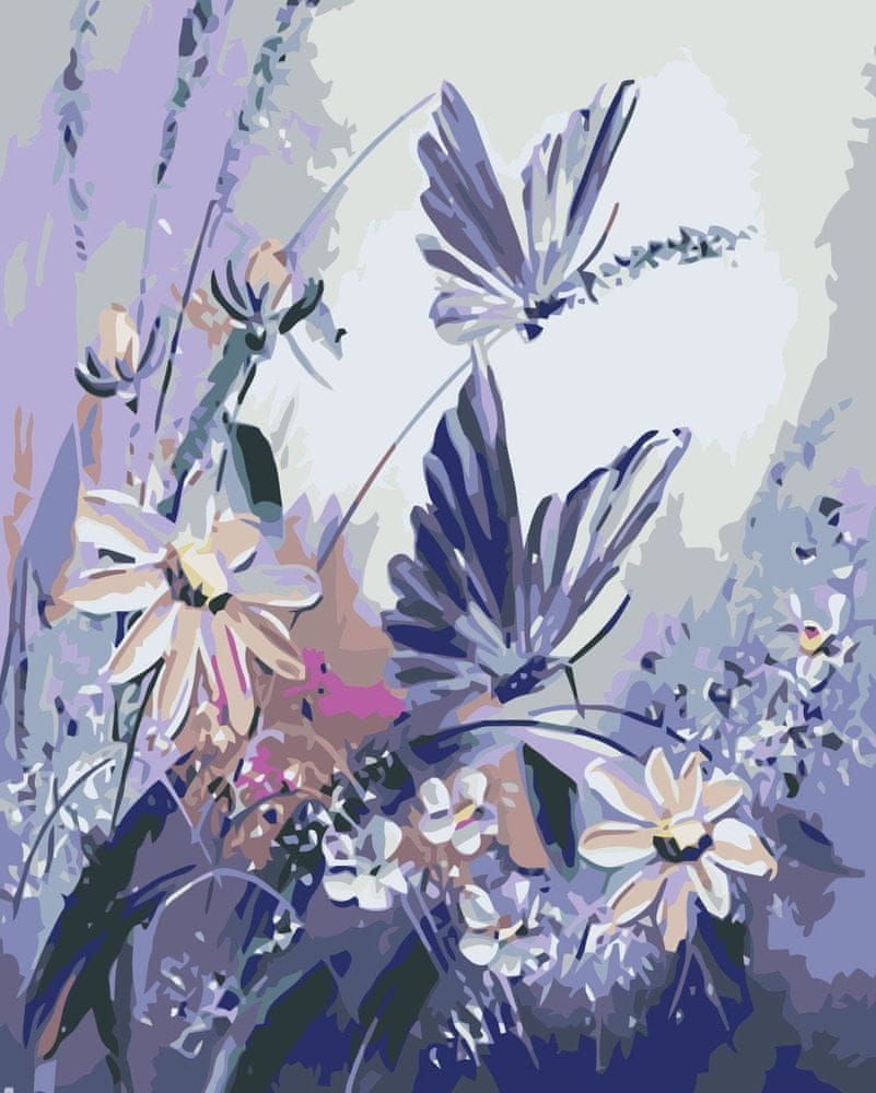 Maluješ Malování podle čísel - MOTÝLI - 40x50, vypnuté - obrázek 1
