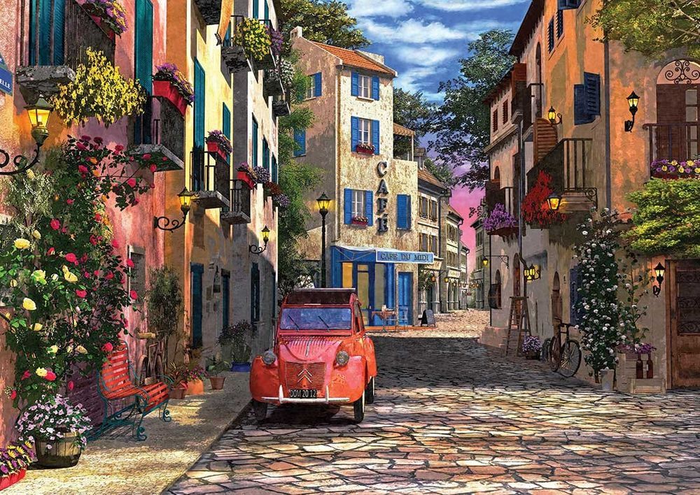 KS Games Puzzle 1000 dílků Dominic Davison: Rue Française - obrázek 1