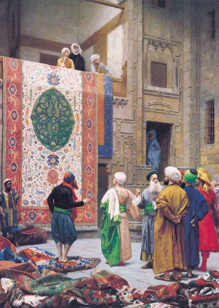 KS Games Puzzle 1000 dílků Jean-Léon Gérôme - Le Marché aux Tapis - obrázek 1