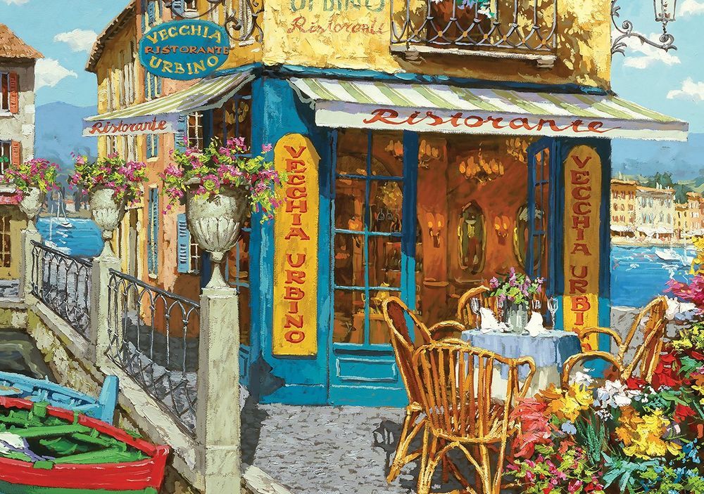 KS Games Puzzle 1500 dílků Ristorante Vecchia Urbino - obrázek 1