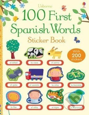 100 First Spanish Words Sticker Book - Mairi Mackinnon, Francesca di Chiara (ilustrácie) - obrázek 1