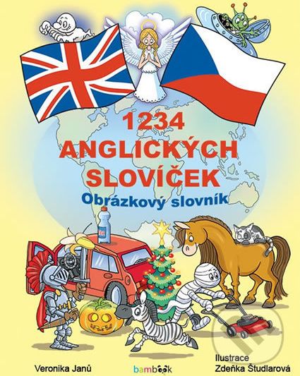 1234 anglických slovíček - Veronika Janů, Zdeňka Študlarová (ilustrácie) - obrázek 1