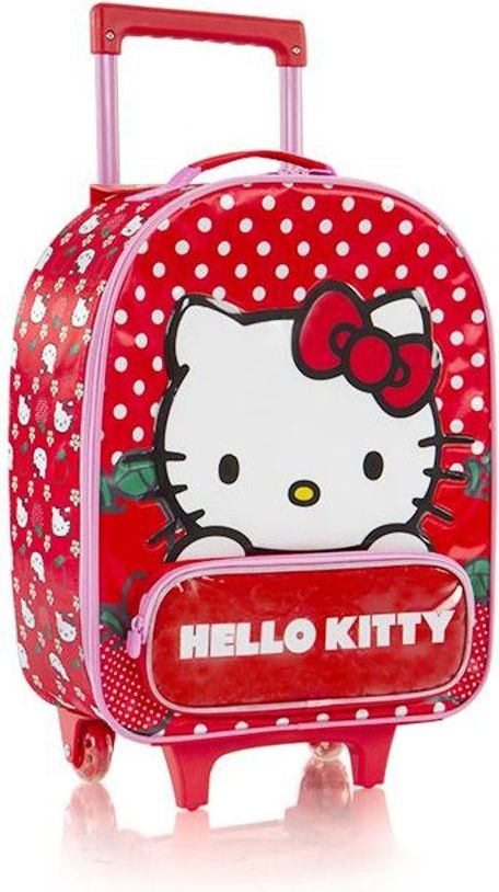 Heys Dětský kabinový cestovní kufr Soft Hello Kitty Red 21 l - obrázek 1