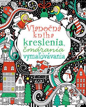 Vianočná kniha kreslenia, čmárania a vymaľovávania - - obrázek 1