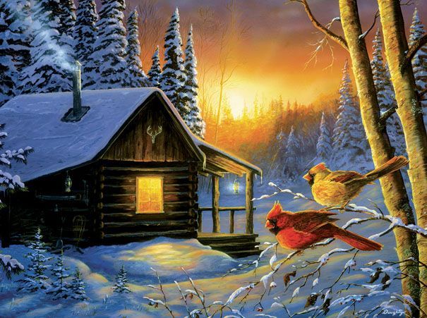 SunsOut Puzzle 1000 dílků Terry Doughty - Golden Frost - obrázek 1