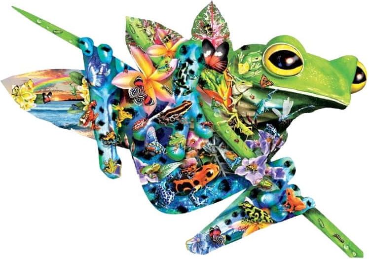 SunsOut Puzzle 1000 dílků Lori Schory - Paradise Frogs - obrázek 1