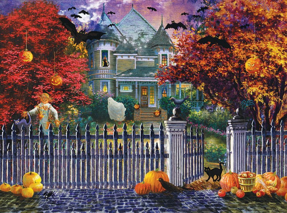 SunsOut Puzzle 1000 dílků Nicky Boehme - Halloween House - obrázek 1
