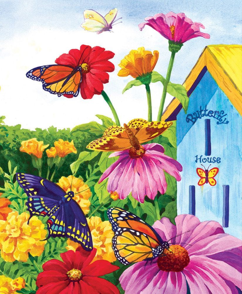 SunsOut Puzzle 1000 dílků Nancy Wernersbach - Butterfly Homecoming - obrázek 1