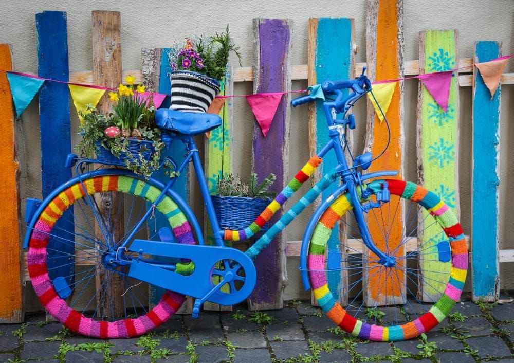 Blue Bird Puzzle 1000 dílků My Beautiful Colorful Bike - obrázek 1