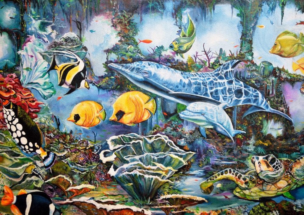 Blue Bird Puzzle 500 dílků Underwater World - obrázek 1