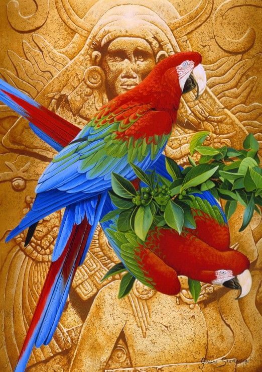 Blue Bird Puzzle 1500 dílků Aztec Rainbow - obrázek 1