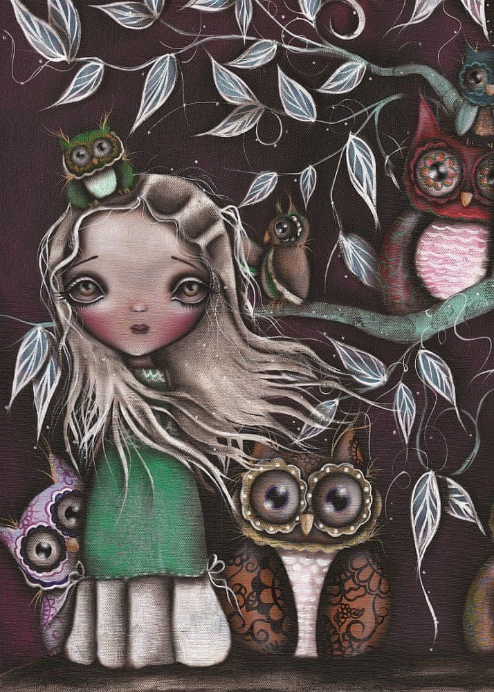 Art puzzle Puzzle 200 dílků Owl Family - obrázek 1
