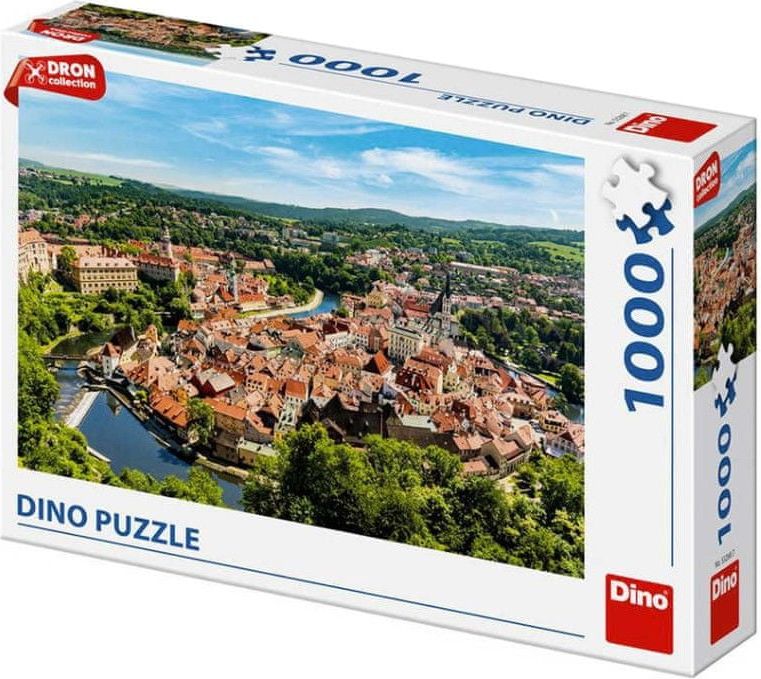 Dino Puzzle 1000 dílků Cesky Krumlov, Czech Republic - obrázek 1