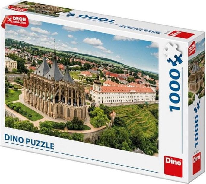 Dino Puzzle 1000 dílků Kutná Hora, Czech Republic - obrázek 1