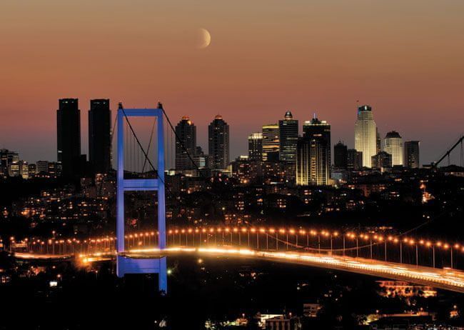 Educa Puzzle 1000 dílků Neon Jigsaw Puzzle - Bosphorus Bridge - obrázek 1