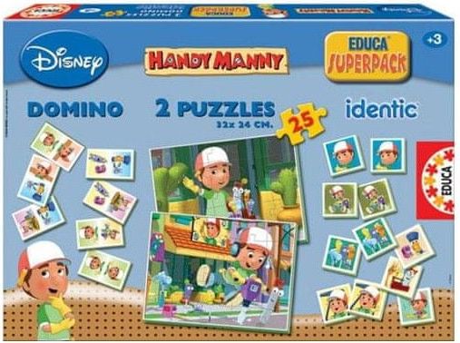 Educa Superpack 4 in 1 - Handy Manny - obrázek 1