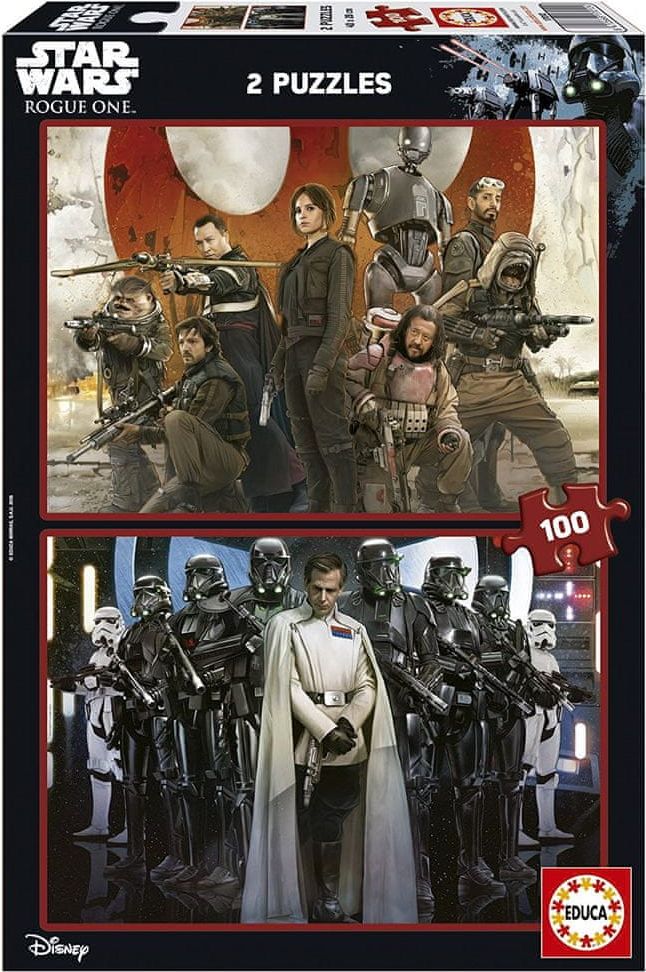 Educa Puzzle 100 dílků 2 Jigsaw Puzzles - Star Wars - obrázek 1