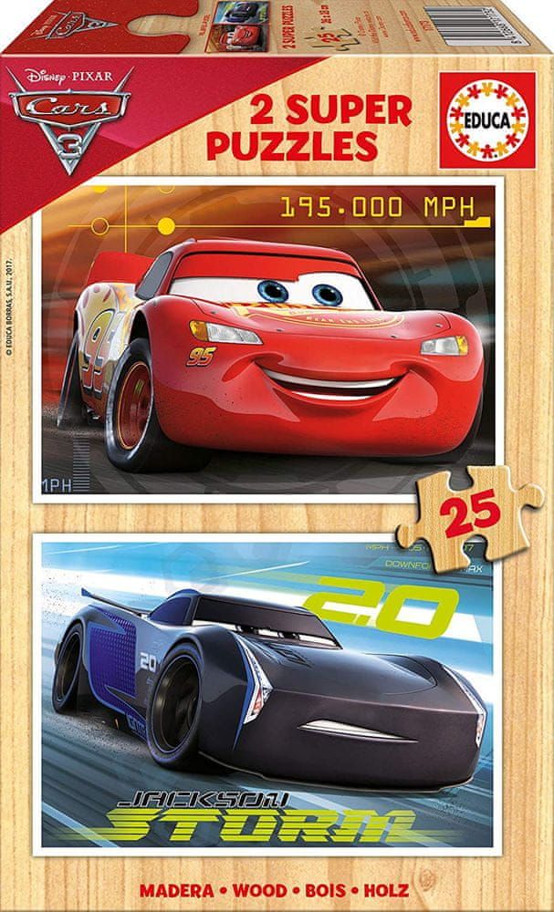 Educa Cars3 2x25 dílků - obrázek 1