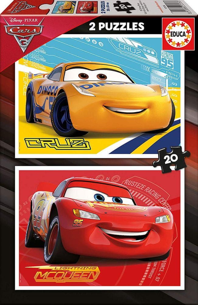 Educa Cars3 2x20 dílků - obrázek 1
