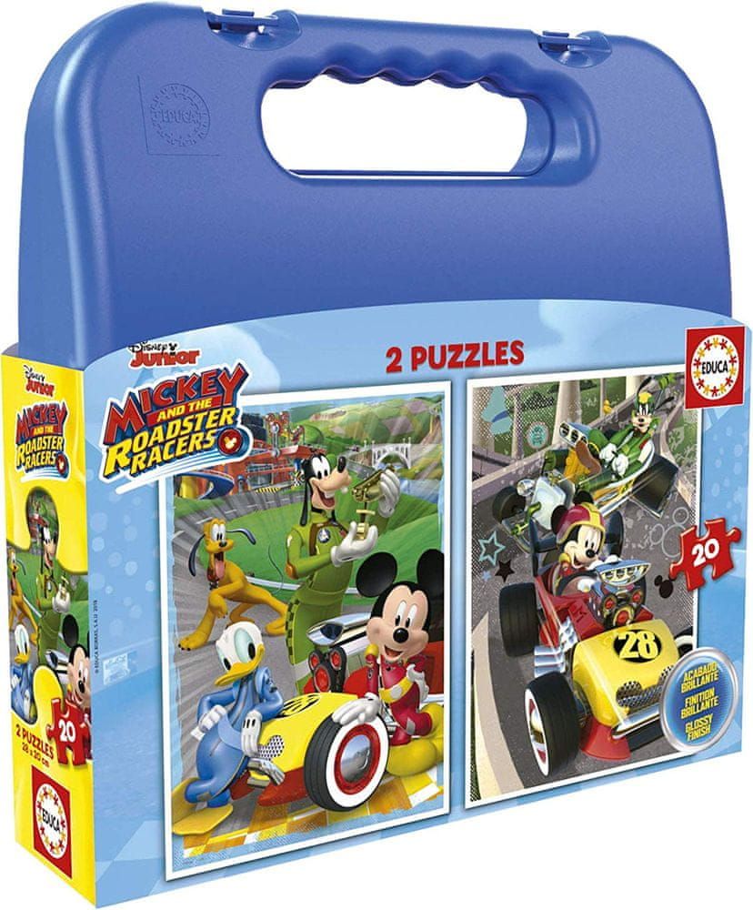 Educa dětské v kufříku Mickey roadster racers 17639 - obrázek 1