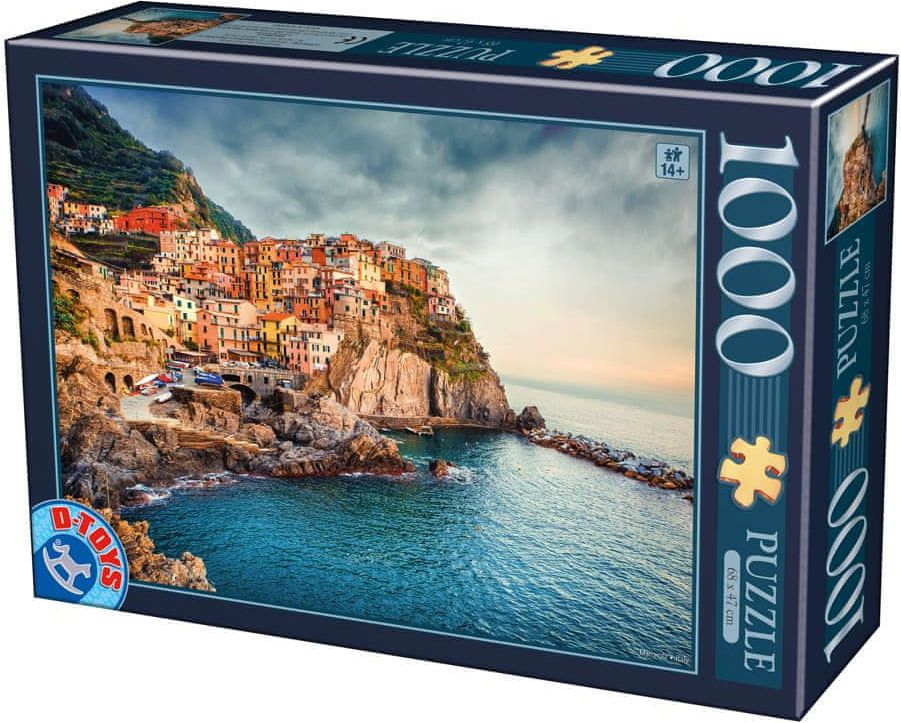 D-Toys Puzzle 1000 dílků Manarola Cinque Terre - obrázek 1