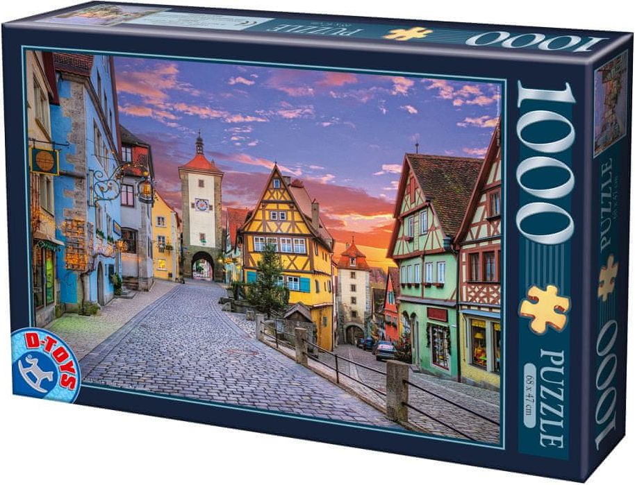 D-Toys Puzzle 1000 dílků Rothenburg, Germany - obrázek 1