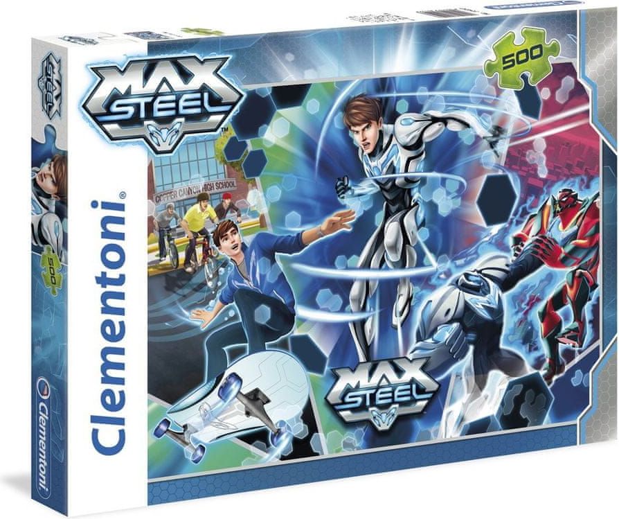 Clementoni Puzzle 500 dílků Go Turbo Flight Max Steel - obrázek 1