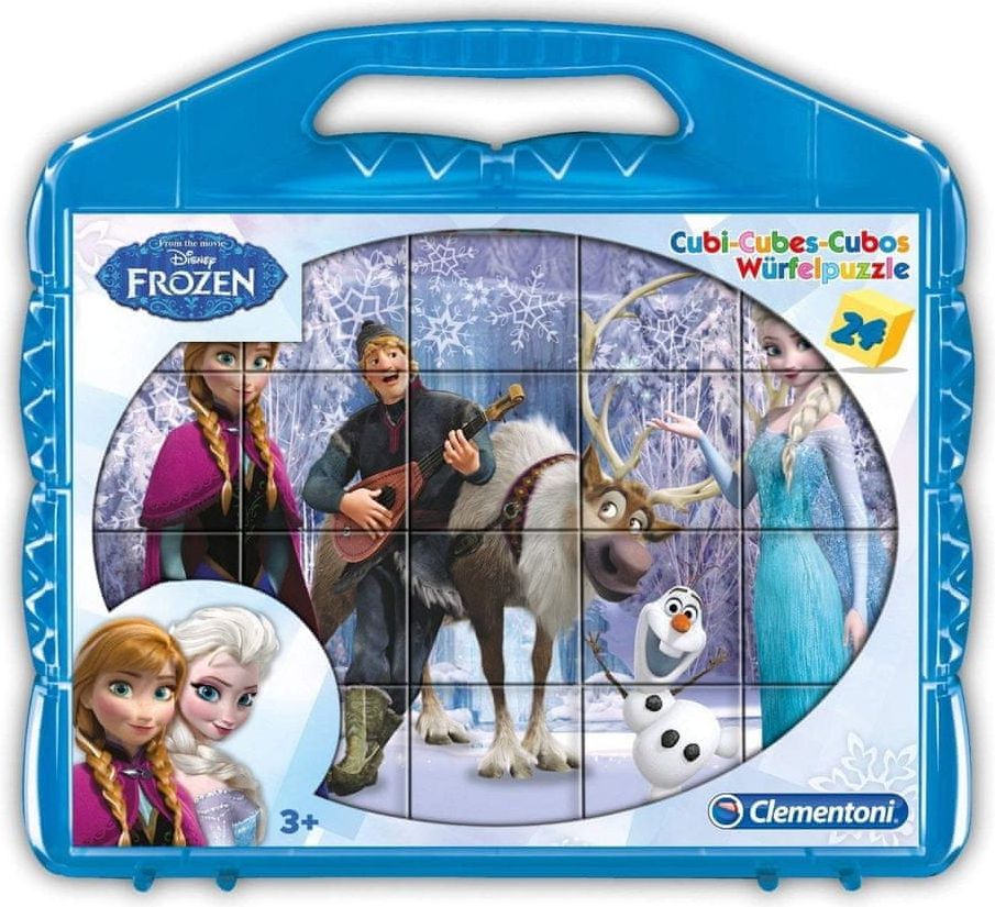 Clementoni Disney Frozen Kostky v kufříku - obrázek 1