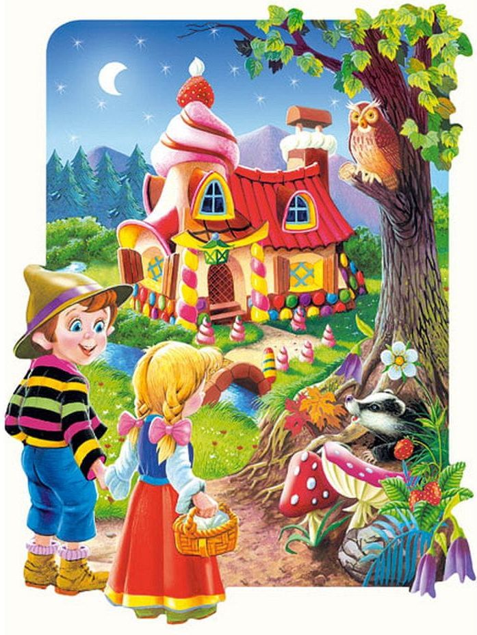 Castorland Jigsaw Puzzle - 20 Maxi dílků : Hansel and Gretel - obrázek 1