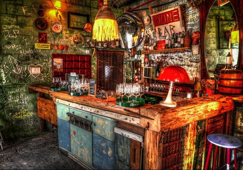 Grafika Puzzle 1000 dílků Ruin Bar in Budapest - obrázek 1