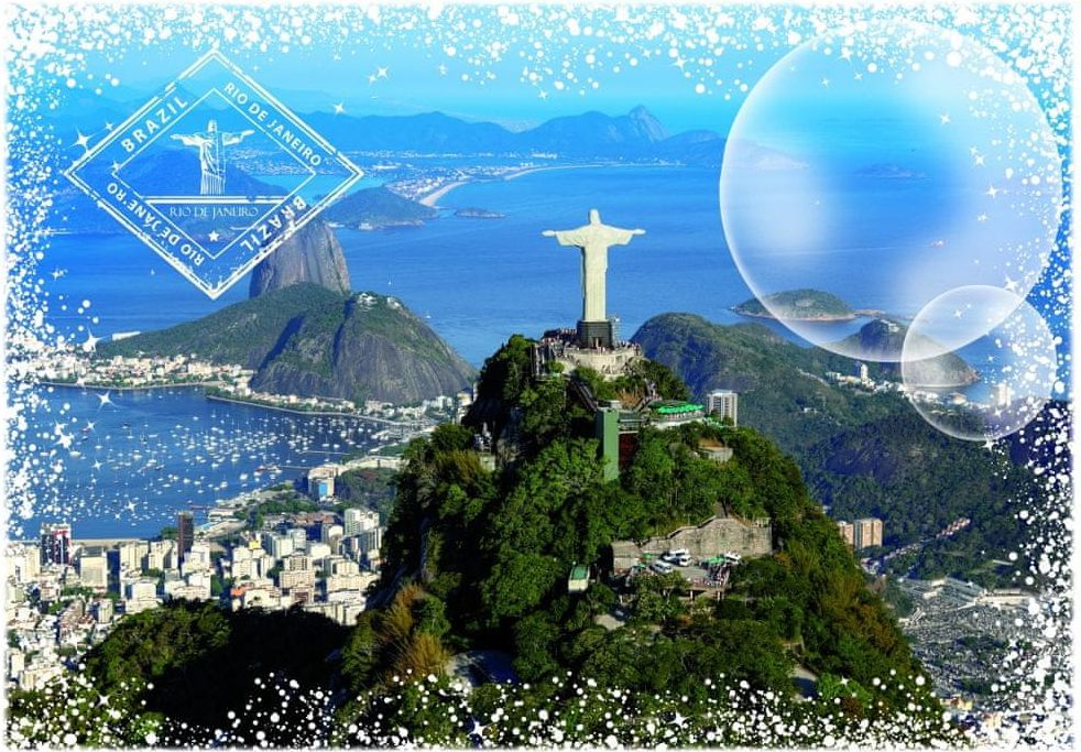 Grafika Puzzle 2000 dílků Travel around the World - Brazil - obrázek 1