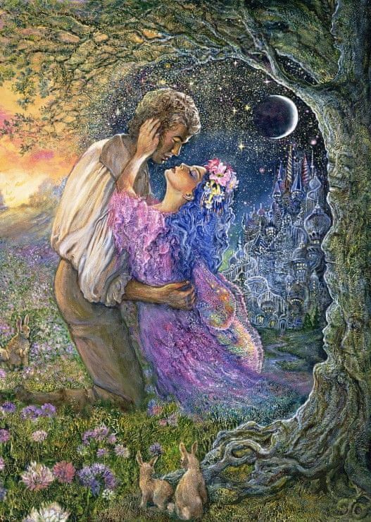 Grafika Puzzle 500 dílků Josephine Wall - Love Between Dimensions - obrázek 1