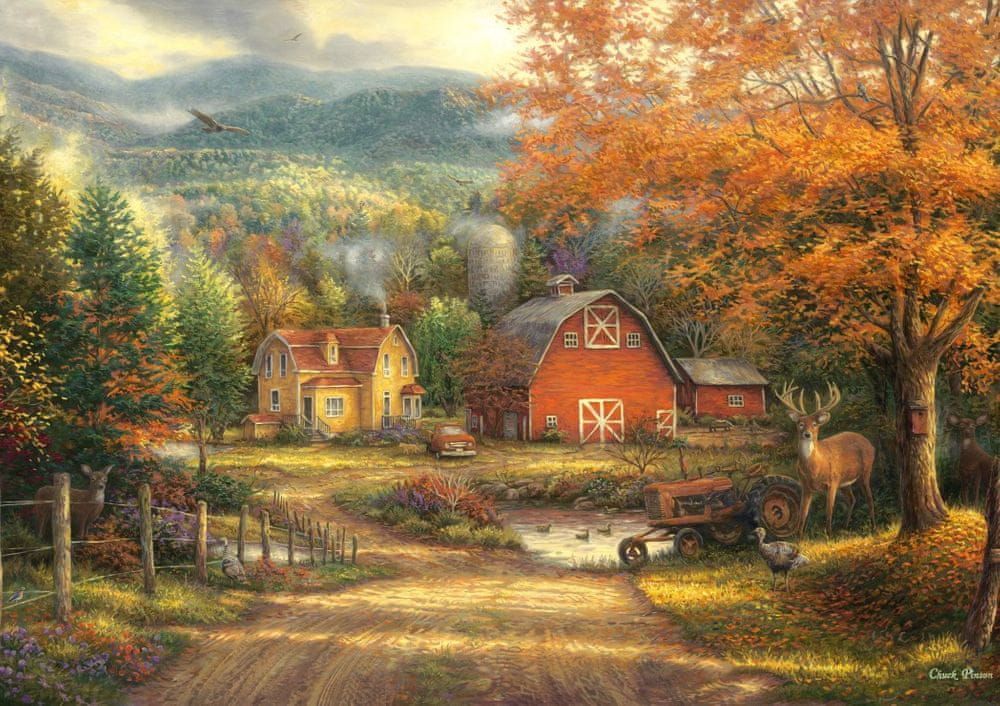 Grafika Puzzle 1500 dílků Chuck Pinson - Country Roads Take Me Home - obrázek 1