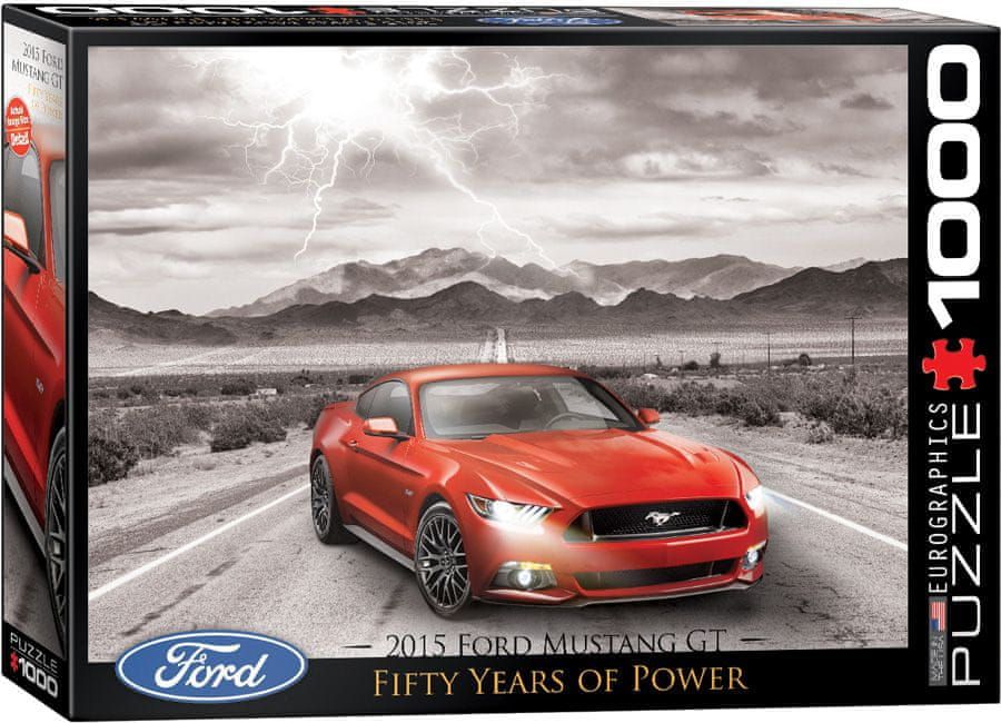 EuroGraphics Puzzle 1000 dílků 2015 Ford Mustang GT Fifty Years of Power - obrázek 1