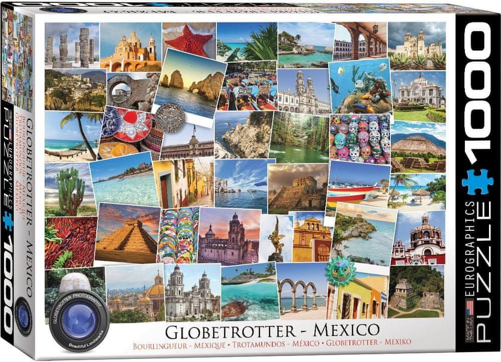 EuroGraphics Puzzle 1000 dílků Globetrotter Mexico - obrázek 1