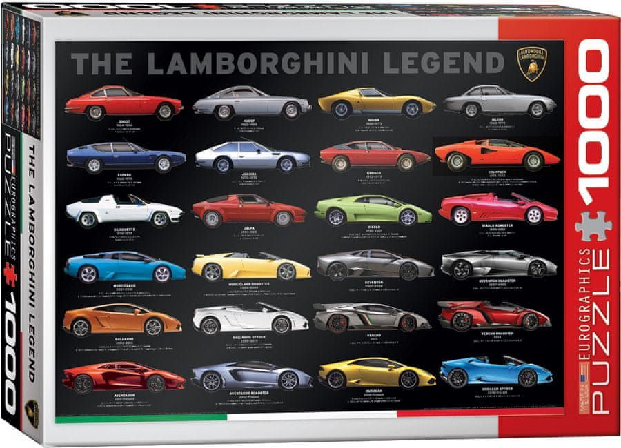 EuroGraphics Puzzle 1000 dílků The Lamborghini Legend - obrázek 1