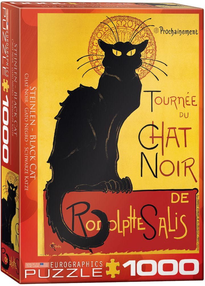EuroGraphics Puzzle 1000 dílků Tournée du Chat Noir - obrázek 1