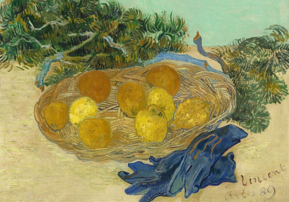 Grafika Puzzle 1000 dílků Vincent Van Gogh - Still Life of Oranges and Lemons - obrázek 1