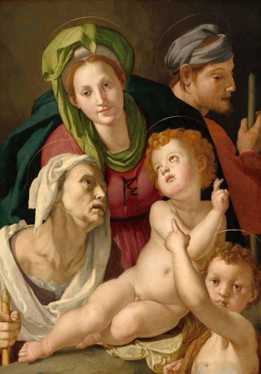 Grafika Puzzle 1000 dílků Agnolo Bronzino: The Holy Family, 1527/1528 - obrázek 1