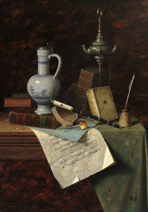 Grafika Puzzle 1000 dílků William Michael Harnett: My Gems, 1888 - obrázek 1