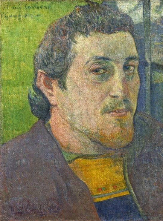 Grafika Puzzle 2000 dílků Paul Gauguin: Self-Portrait Dedicated to Carrière, - obrázek 1