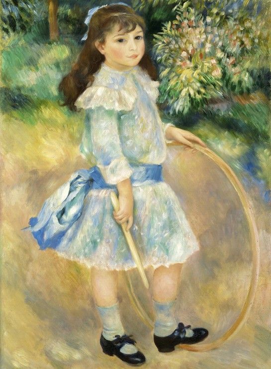 Grafika Puzzle 2000 dílků Auguste Renoir : Girl with a Hoop, 1885 - obrázek 1