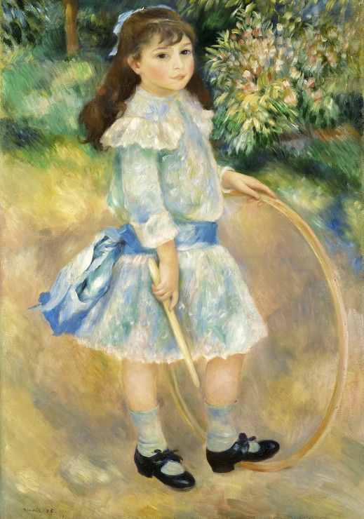 Grafika Puzzle 1000 dílků Auguste Renoir : Girl with a Hoop, 1885 - obrázek 1