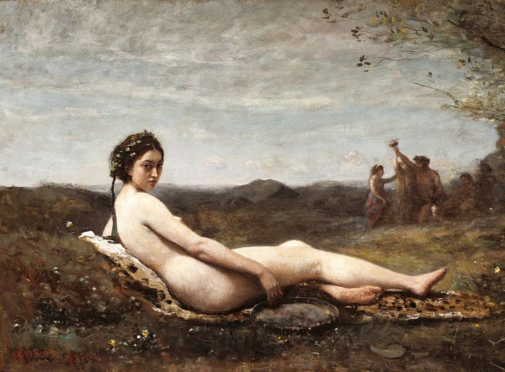 Grafika Puzzle 2000 dílků Jean-Baptiste-Camille Corot: Repose, 1860 - obrázek 1