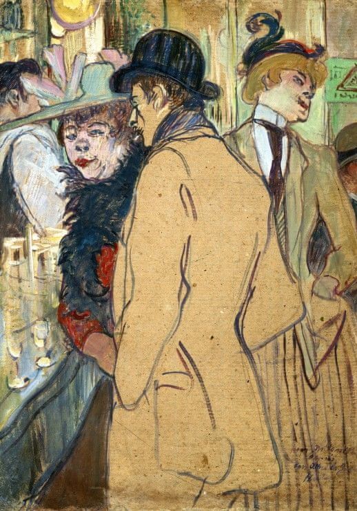 Grafika Puzzle 1000 dílků Henri de Toulouse-Lautrec: Alfred la Guigne, 1894 - obrázek 1