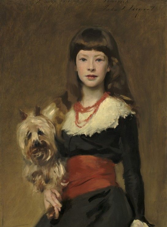 Grafika Puzzle 2000 dílků John Singer Sargent: Miss Beatrice Townsend, 1882 - obrázek 1
