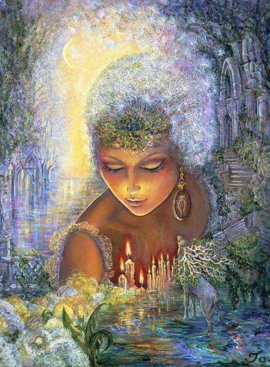 Grafika Puzzle 2000 dílků Josephine Wall - Dandelion Diva - obrázek 1