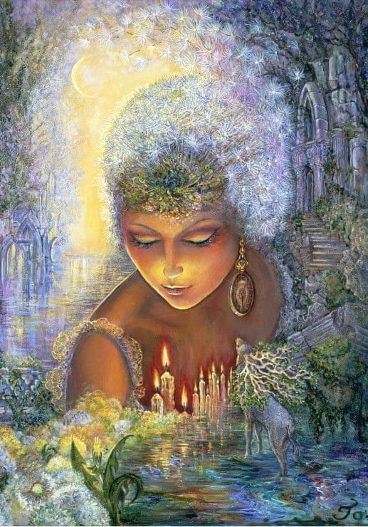 Grafika Puzzle 1000 dílků Josephine Wall - Dandelion Diva - obrázek 1